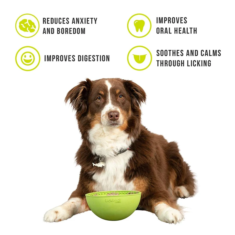 Hyper Pet Lickimat Wobble – Alimentador lento, alivio de ansiedad, buster de aburrimiento (cuenco para perro y gato, perfecto para comida para perros, golosinas para perros, yogur, o mantequilla de maní)