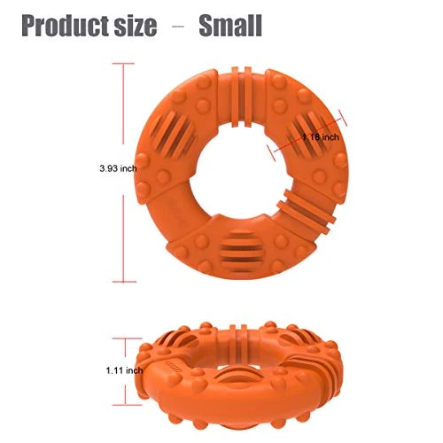 Juguetes para masticar perros GUCHO duraderos para masticadores agresivos. Garantía de reemplazo de por vida. Juguetes para perros indestructibles, juguetes de goma para masticar para perros medianos y grandes, juguetes de entrenamiento perfecto para dent