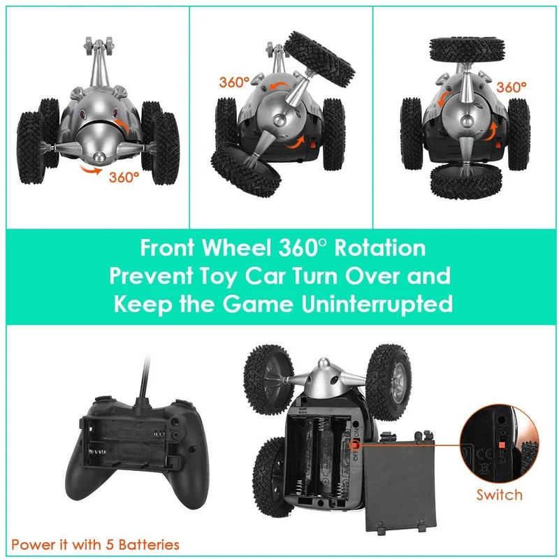 Juguete de plumas de gato SlowTon, forma de ratón, movimiento interactivo, automático, rata robótica, sonido, para gatitos, estimulación de instintos de caza de gatos, regalos divertidos para mascotas (no incluye batería)