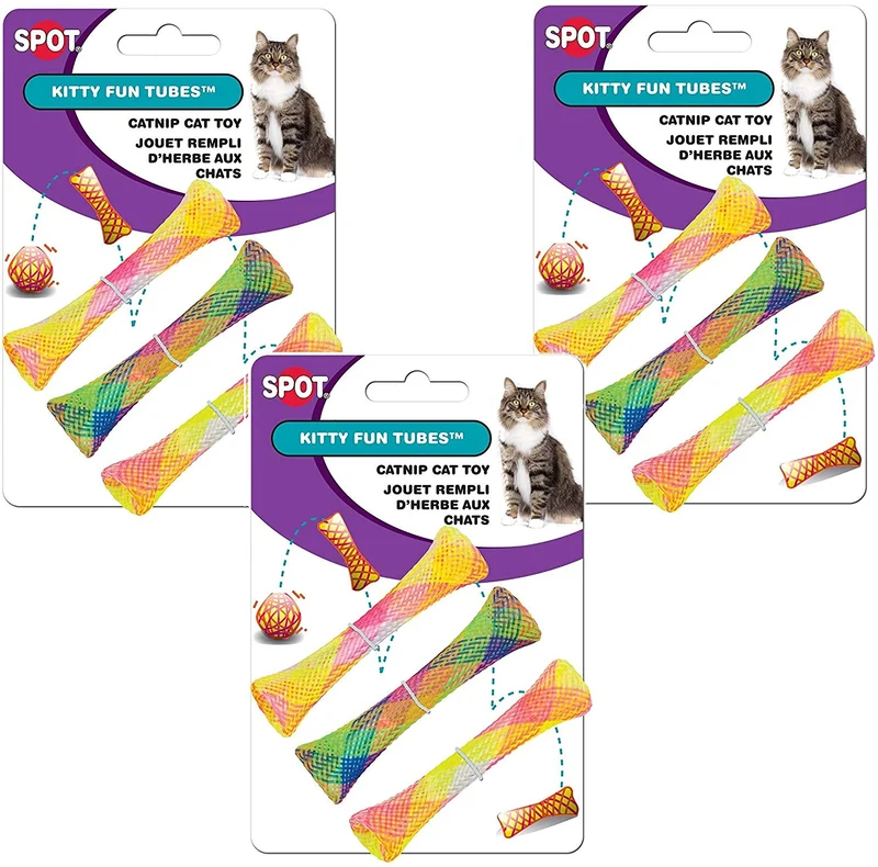 Spot Cat or Kitten Colorful Fun Tubos