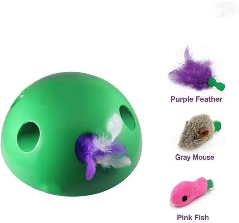 Legend-X Juguete interactivo para gato, juguete electrónico para masticar con ratón, juguete automático para perseguir, el mejor juguete para mascotas