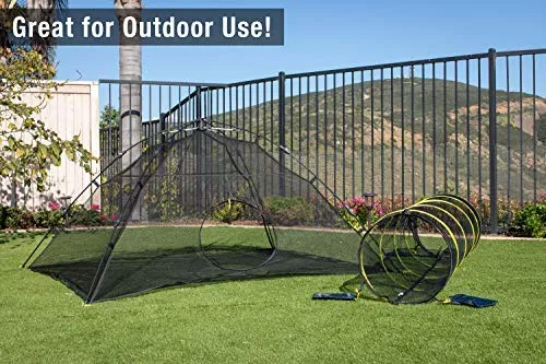 Outback Jack Outdoor Cat Enclosures For Indoor Cats [Portable Cat Tent, Cat Tunnel, and Playhouse] (Play Tents for Cats and Small Animals)