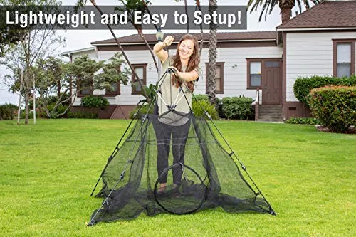 Outback Jack Outdoor Cat Enclosures For Indoor Cats [Portable Cat Tent, Cat Tunnel, and Playhouse] (Play Tents for Cats and Small Animals)