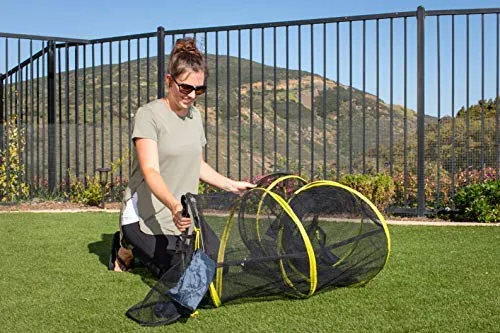 Outback Jack Outdoor Cat Enclosures For Indoor Cats [Portable Cat Tent, Cat Tunnel, and Playhouse] (Play Tents for Cats and Small Animals)