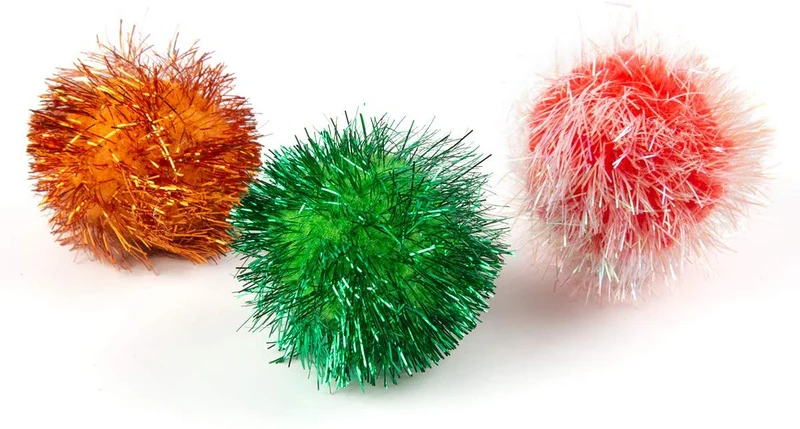 Cossy - Juego de 18 juguetes para gatos, incluye mordedor de plumas de gato, varita interactiva, ratón esponjoso, bolas arrugadas para gato, cachorro, gatito y gatito