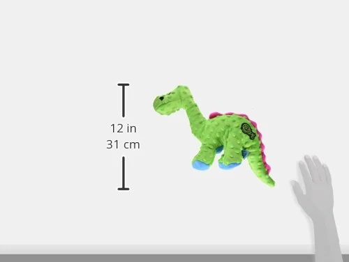 Juguete para perro de felpa, goDog, dinosaurios con tecnología Chew Guard