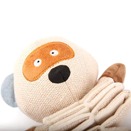 HIPET Juguetes para Perro Crinkle Juguetes para Perro Animal de peluche con Pie de Felpa y Capa Impermeable