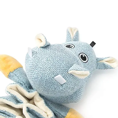 HIPET Juguetes para Perro Crinkle Juguetes para Perro Animal de peluche con Pie de Felpa y Capa Impermeable