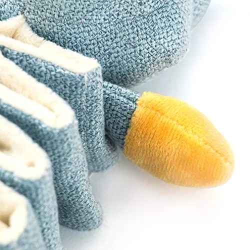 HIPET Juguetes para Perro Crinkle Juguetes para Perro Animal de peluche con Pie de Felpa y Capa Impermeable