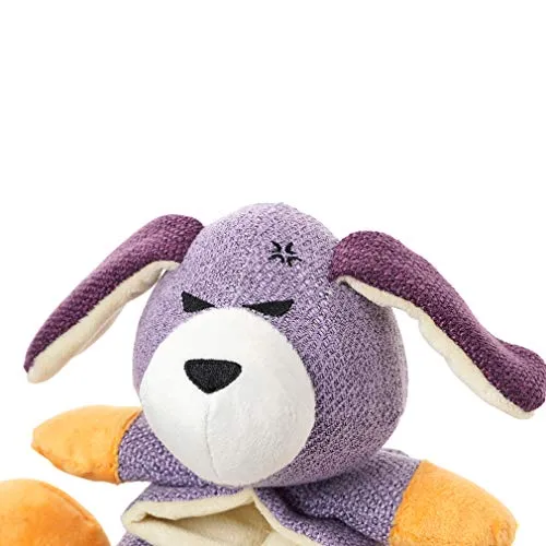 HIPET Juguetes para Perro Crinkle Juguetes para Perro Animal de peluche con Pie de Felpa y Capa Impermeable