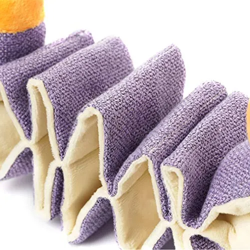 HIPET Juguetes para Perro Crinkle Juguetes para Perro Animal de peluche con Pie de Felpa y Capa Impermeable