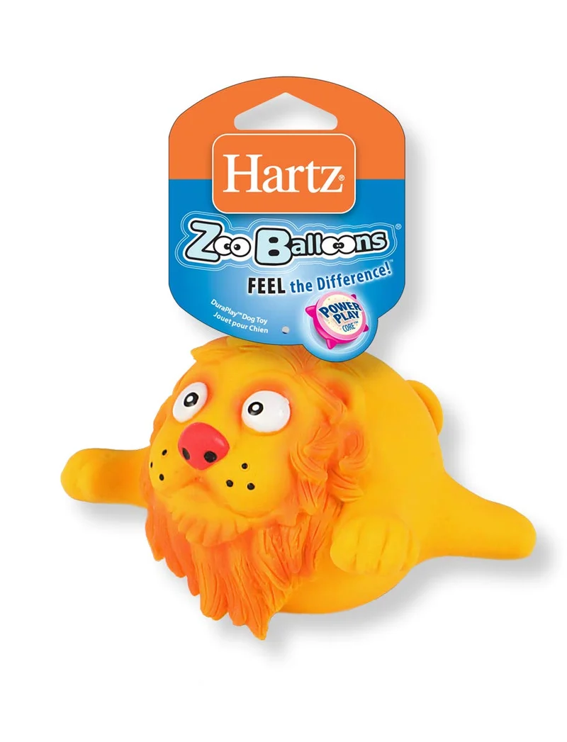 ley-hartz Zoo Globos Dog Toy (colores/estilos varían)