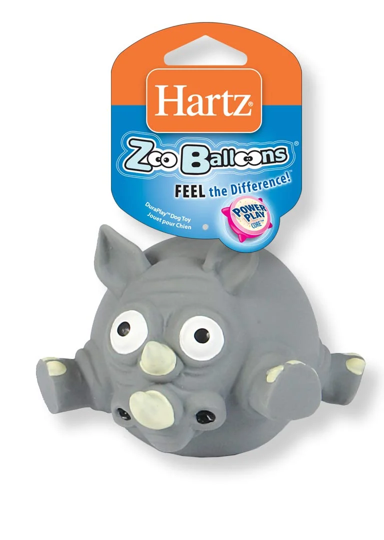 ley-hartz Zoo Globos Dog Toy (colores/estilos varían)