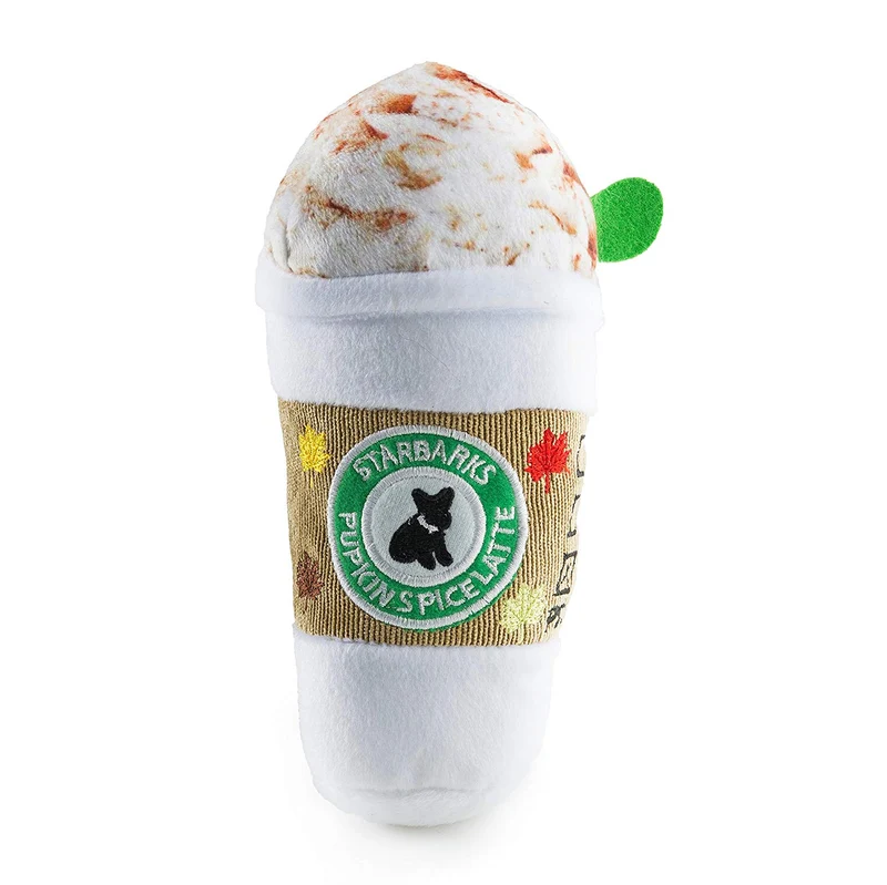 Haute Diggity Dog Starbarks Coffee Collection | Juguetes para perros de peluche chirriantes únicos – Cafeína canina que tu perro puede manejar.