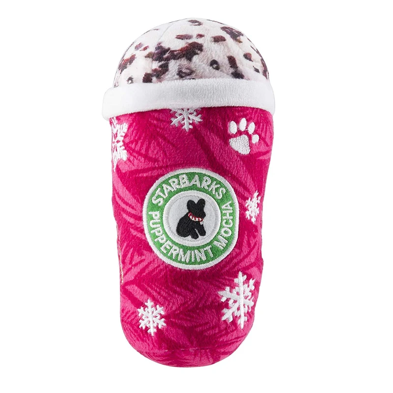 Haute Diggity Dog Starbarks Coffee Collection | Juguetes para perros de peluche chirriantes únicos – Cafeína canina que tu perro puede manejar.