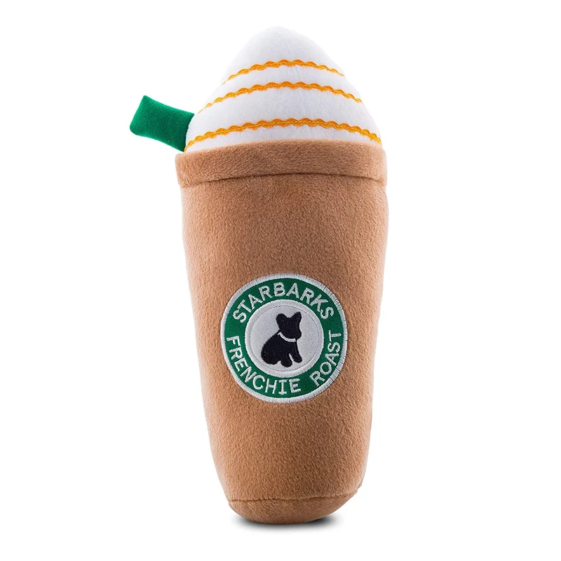 Haute Diggity Dog Starbarks Coffee Collection | Juguetes para perros de peluche chirriantes únicos – Cafeína canina que tu perro puede manejar.