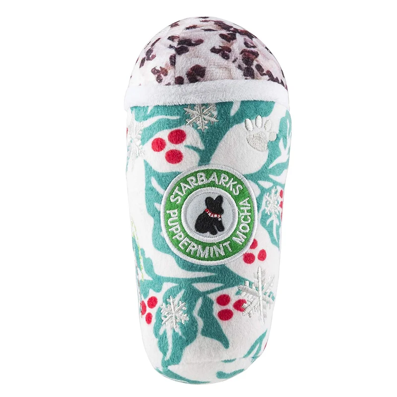 Haute Diggity Dog Starbarks Coffee Collection | Juguetes para perros de peluche chirriantes únicos – Cafeína canina que tu perro puede manejar.