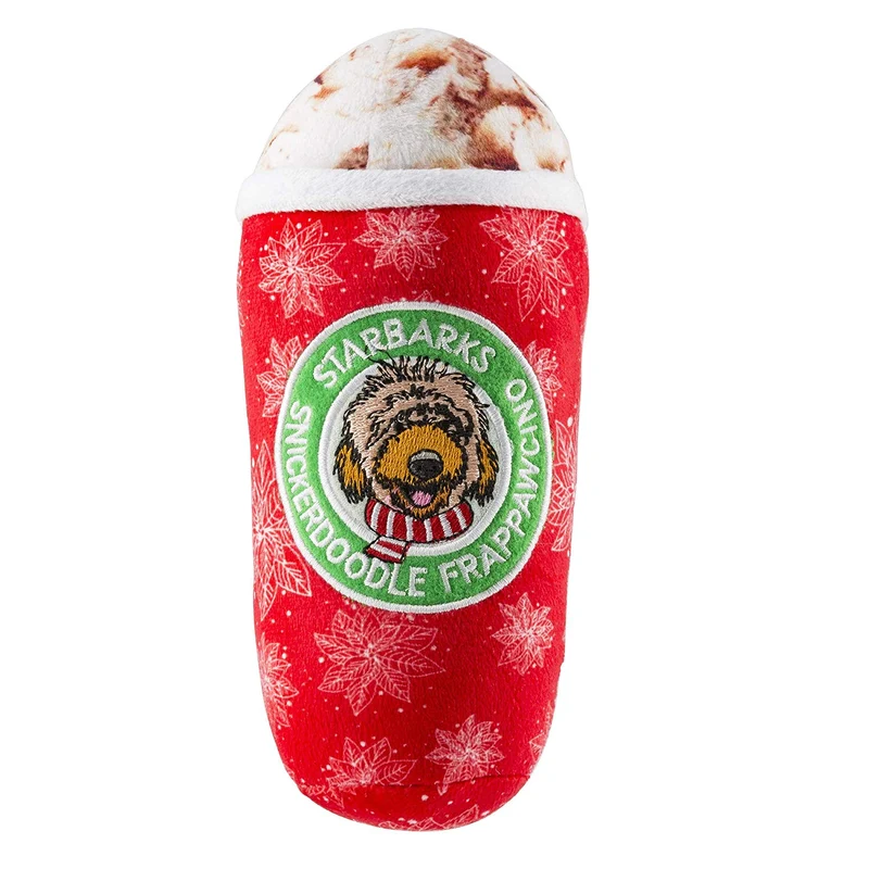 Haute Diggity Dog Starbarks Coffee Collection | Juguetes para perros de peluche chirriantes únicos – Cafeína canina que tu perro puede manejar.