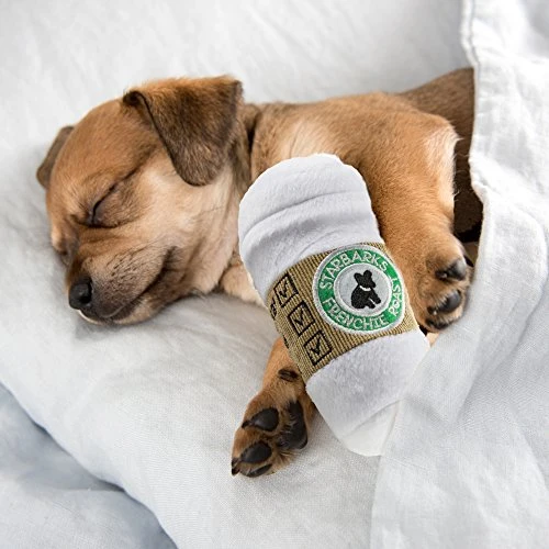 Haute Diggity Dog Starbarks Coffee Collection | Juguetes para perros de peluche chirriantes únicos – Cafeína canina que tu perro puede manejar.