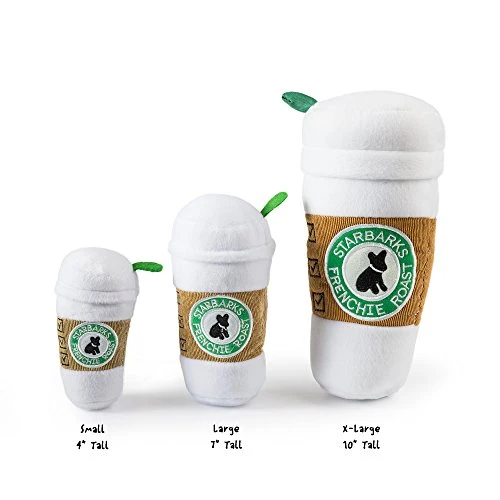 Haute Diggity Dog Starbarks Coffee Collection | Juguetes para perros de peluche chirriantes únicos – Cafeína canina que tu perro puede manejar.