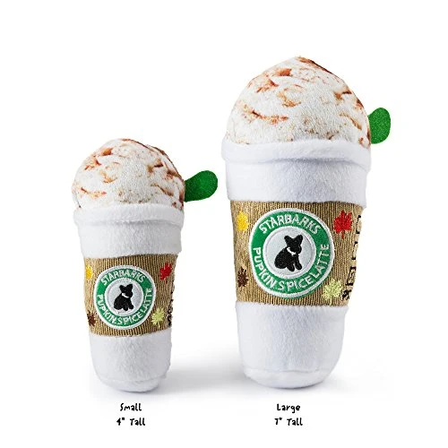 Haute Diggity Dog Starbarks Coffee Collection | Juguetes para perros de peluche chirriantes únicos – Cafeína canina que tu perro puede manejar.
