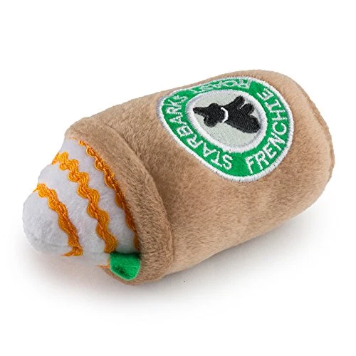 Haute Diggity Dog Starbarks Coffee Collection | Juguetes para perros de peluche chirriantes únicos – Cafeína canina que tu perro puede manejar.