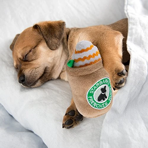 Haute Diggity Dog Starbarks Coffee Collection | Juguetes para perros de peluche chirriantes únicos – Cafeína canina que tu perro puede manejar.