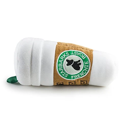 Haute Diggity Dog Starbarks Coffee Collection | Juguetes para perros de peluche chirriantes únicos – Cafeína canina que tu perro puede manejar.