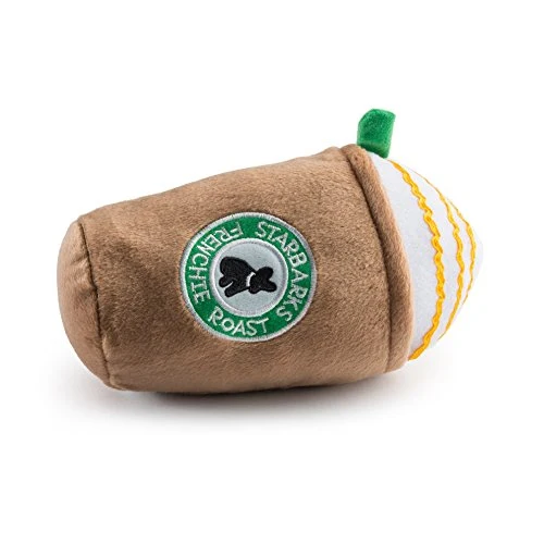Haute Diggity Dog Starbarks Coffee Collection | Juguetes para perros de peluche chirriantes únicos – Cafeína canina que tu perro puede manejar.