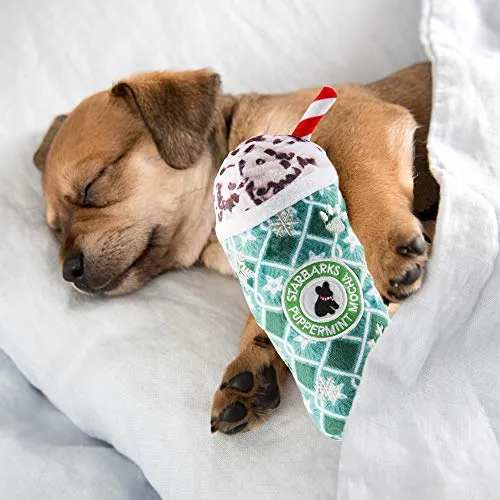 Haute Diggity Dog Starbarks Coffee Collection | Juguetes para perros de peluche chirriantes únicos – Cafeína canina que tu perro puede manejar.