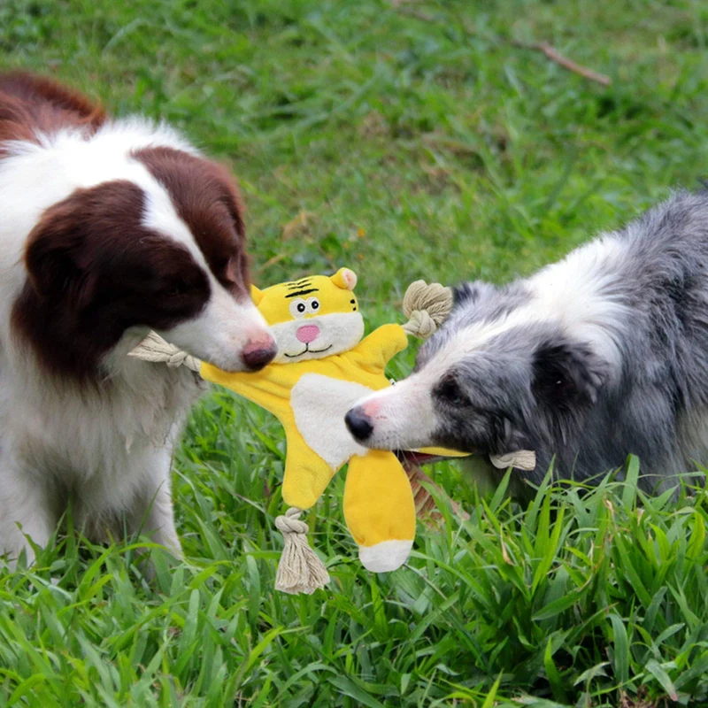 Juguetes para perros pequeños, juguetes para cachorros sin pelusa con arrugas, juguetes para masticar cachorros, juguetes para perros, cuerda de algodón, juguete para perros de animales, 3 juguetes para perros indestructibles