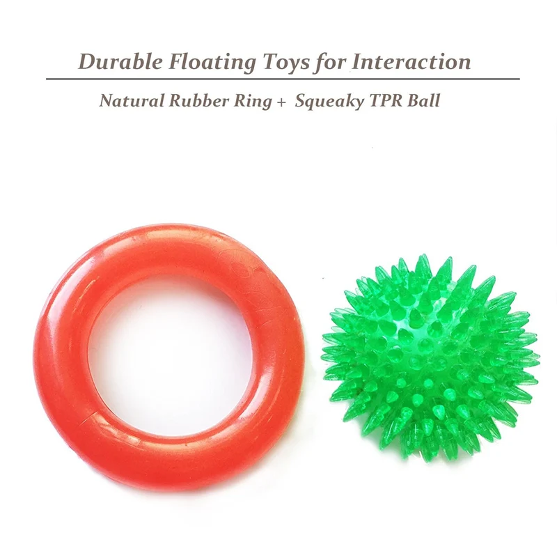 Conjunto de juguetes para perro pequeño, paquete de 6, balón, cuerda y juguetes para masticar para cachorro
