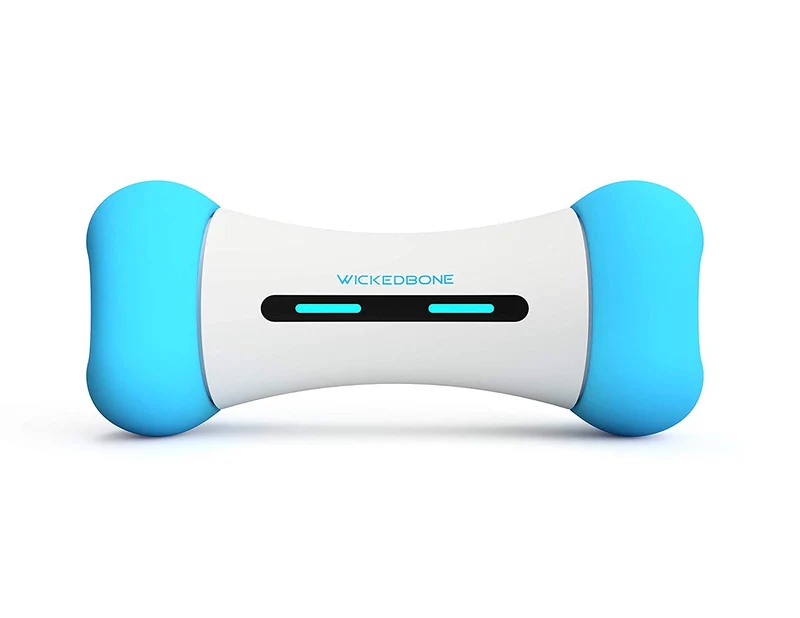 Wickedbone Smart Bone, juguetes automáticos e interactivos para perros, cachorros y gatos, control de aplicaciones, seguro y duradero, mantiene a tus mascotas entretenidas todo el día