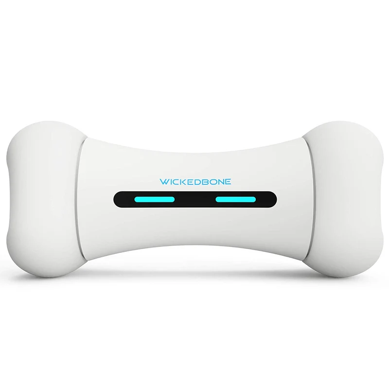 Wickedbone Smart Bone, juguetes automáticos e interactivos para perros, cachorros y gatos, control de aplicaciones, seguro y duradero, mantiene a tus mascotas entretenidas todo el día