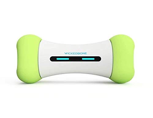 Wickedbone Smart Bone, juguetes automáticos e interactivos para perros, cachorros y gatos, control de aplicaciones, seguro y duradero, mantiene a tus mascotas entretenidas todo el día