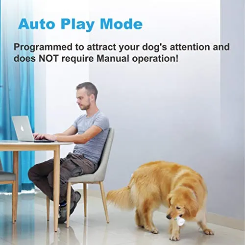 Wickedbone Smart Bone, juguetes automáticos e interactivos para perros, cachorros y gatos, control de aplicaciones, seguro y duradero, mantiene a tus mascotas entretenidas todo el día