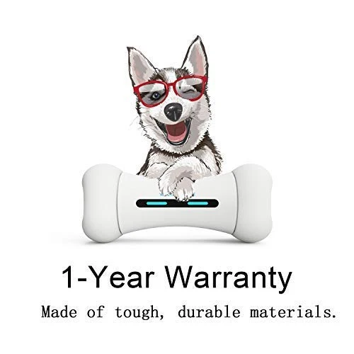 Wickedbone Smart Bone, juguetes automáticos e interactivos para perros, cachorros y gatos, control de aplicaciones, seguro y duradero, mantiene a tus mascotas entretenidas todo el día