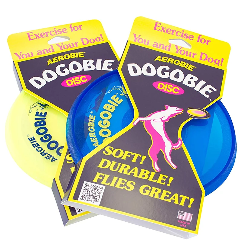 Disco volador para perros Aerobie Dogobie, para exteriores, los colores pueden variar