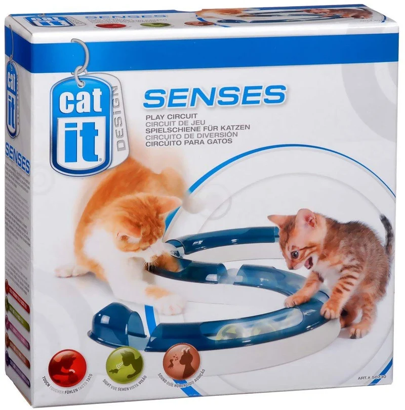 Catit circuito de juego con diseño sensorial, original.