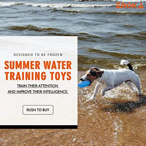 ZNOKA Pet Products Arctic Freeze Fetch Food Cooling Teether Chew Toy