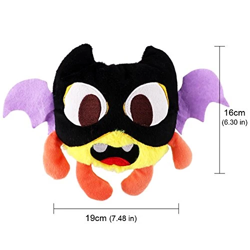 Petbobi Automatic Dog Toys Interactive Plush Giggle Ball Shake Squeak Crazy Bouncer Toys Exercise Electronic Toy for Puppy Motorized Entertainment for Pets