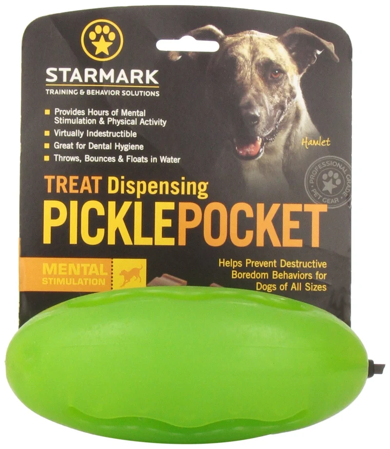 StarMark Dispensador de bocadillos para perro con compartimentos, Verde