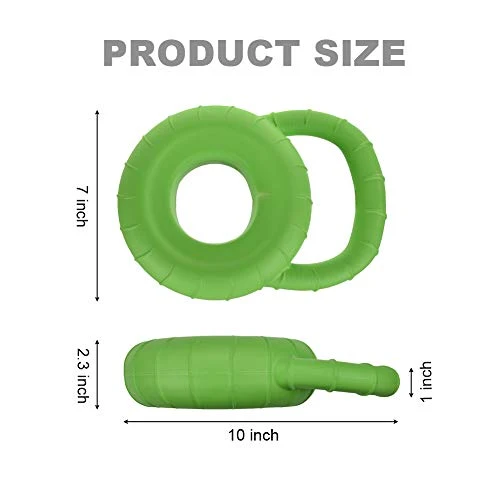 LECHONG Juguetes para masticar para perros de 13 pulgadas, forma de hueso, juguetes para perros extra grandes con diseño convexo, juguete fuerte para masticadores agresivos, limpieza de dientes para perros medianos y grandes