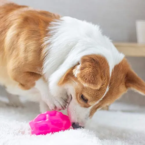 EETOYS K9 Max Juguetes para perros duraderos para masticadores agresivos, reemplazo de por vida garantizado, no tóxico, de goma TPE, dispensador de golosinas, bola para perros pequeños y medianos