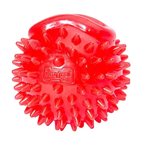 EETOYS K9 Max Juguetes para perros duraderos para masticadores agresivos, reemplazo de por vida garantizado, no tóxico, de goma TPE, dispensador de golosinas, bola para perros pequeños y medianos