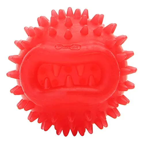 EETOYS K9 Max Juguetes para perros duraderos para masticadores agresivos, reemplazo de por vida garantizado, no tóxico, de goma TPE, dispensador de golosinas, bola para perros pequeños y medianos