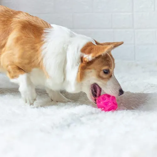 EETOYS K9 Max Juguetes para perros duraderos para masticadores agresivos, reemplazo de por vida garantizado, no tóxico, de goma TPE, dispensador de golosinas, bola para perros pequeños y medianos