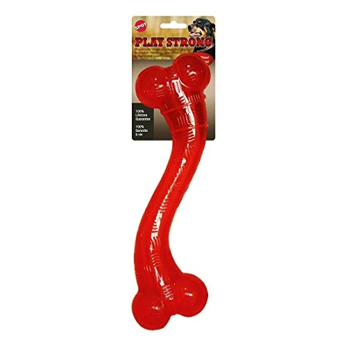Ethical Pets SPOT Play Strong S" Bone | Juguetes para perros para masticadores agresivos | Juguete para masticar perros | Juguetes para perros indestructibles