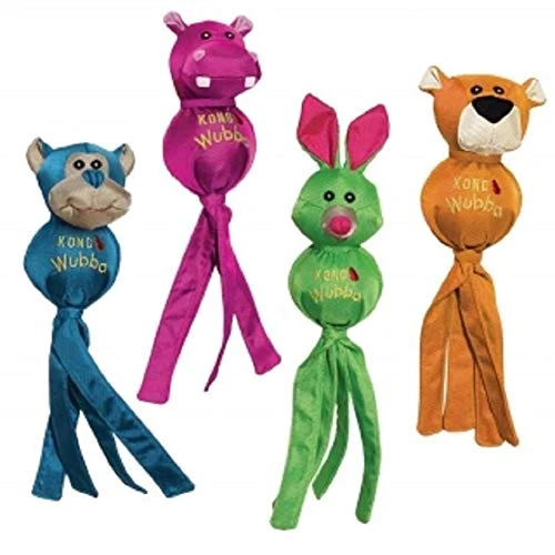 Kong - Wubbaa Friends Ballistic - Juguete de nailon para perros pequeños (varios personajes)