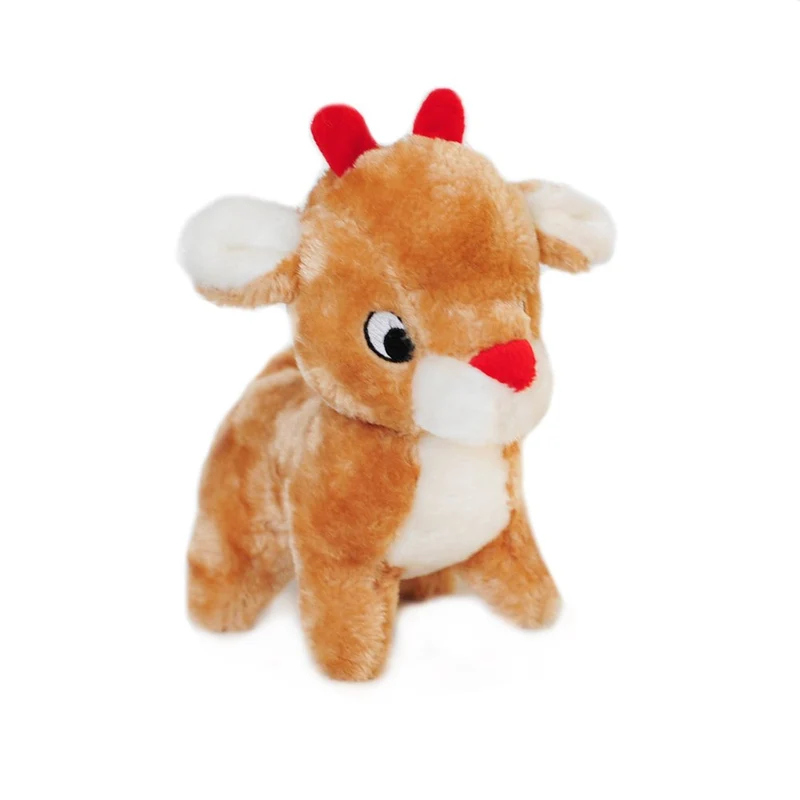 zippypaws Holiday Renos Squeaky Plush Dog Toy